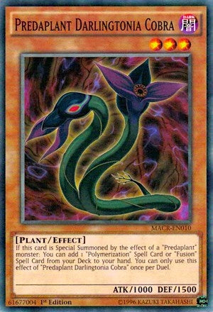 Image for Predaplant Darlingtonia Cobra (MACR-EN010) (Maximum Crisis) - YuGiOh
