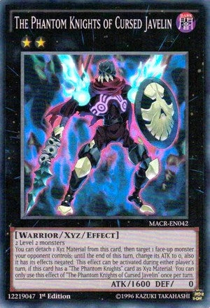 Image for The Phantom Knights of Cursed Javelin (MACR-EN042) (Maximum Crisis) - YuGiOh