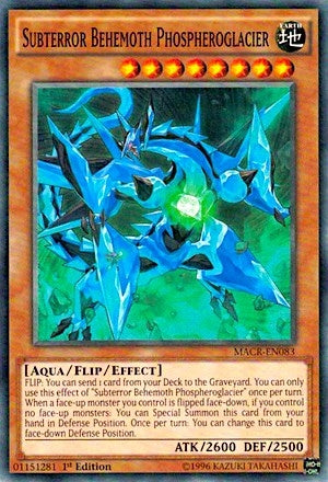 Image for Subterror Behemoth Phospheroglacier (MACR-EN083) (Maximum Crisis) - YuGiOh