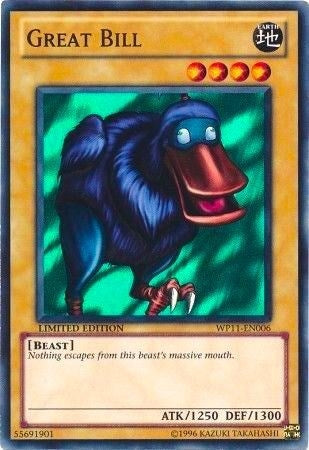 Image for Great Bill (WP11-EN006) (World Championship 2011 Card Pack) - YuGiOh