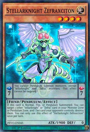 Image for Stellarknight Zefraxciton (PEVO-EN045) (Pendulum Evolution) - YuGiOh