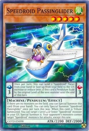 Image for Speedroid Passinglider (COTD-EN098) (Code of the Duelist) - YuGiOh