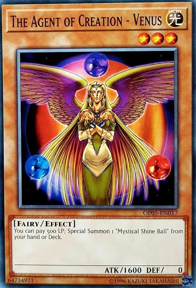 Image for The Agent of Creation - Venus (OP05-EN017) (OTS Tournament Pack 5) - YuGiOh