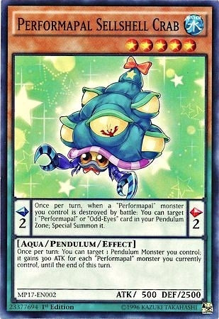 Image for Performapal Sellshell Crab (MP17-EN002) (2017 Mega-Tins Mega Pack) - YuGiOh