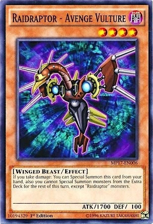 Image for Raidraptor - Avenge Vulture (MP17-EN006) (2017 Mega-Tins Mega Pack) - YuGiOh