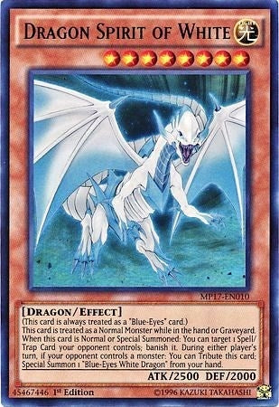 Image for Dragon Spirit of White (MP17-EN010) (2017 Mega-Tins Mega Pack) - YuGiOh