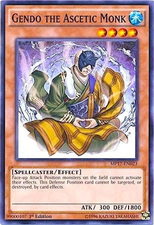Image for Gendo the Ascetic Monk (MP17-EN023) (2017 Mega-Tins Mega Pack) - YuGiOh