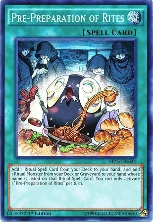 Image for Pre-Preparation of Rites (MP17-EN034) (2017 Mega-Tins Mega Pack) - YuGiOh