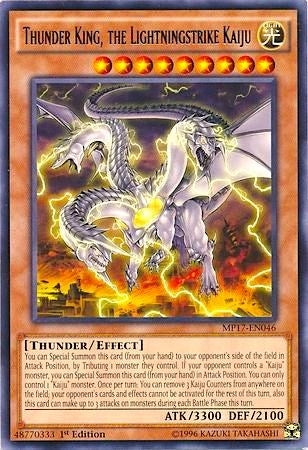 Image for Thunder King, the Lightningstrike Kaiju (MP17-EN046) (2017 Mega-Tins Mega Pack) - YuGiOh