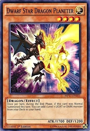 Image for Dwarf Star Dragon Planeter (MP17-EN051) (2017 Mega-Tins Mega Pack) - YuGiOh