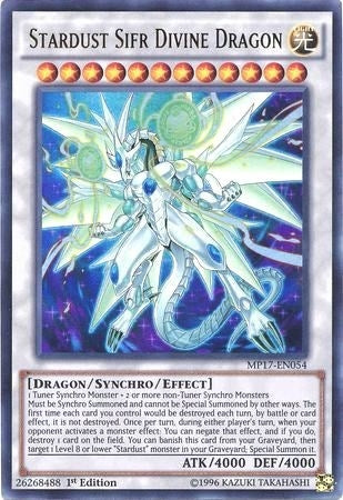 Image for Stardust Sifr Divine Dragon (MP17-EN054) (2017 Mega-Tins Mega Pack) - YuGiOh