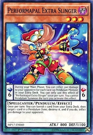 Image for Performapal Extra Slinger (MP17-EN060) (2017 Mega-Tins Mega Pack) - YuGiOh