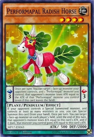 Image for Performapal Radish Horse (MP17-EN063) (2017 Mega-Tins Mega Pack) - YuGiOh