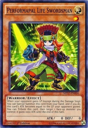 Image for Performapal Life Swordsman (MP17-EN064) (2017 Mega-Tins Mega Pack) - YuGiOh