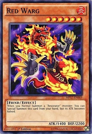 Image for Red Warg (MP17-EN069) (2017 Mega-Tins Mega Pack) - YuGiOh