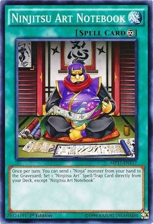 Image for Ninjitsu Art Notebook (MP17-EN117) (2017 Mega-Tins Mega Pack) - YuGiOh