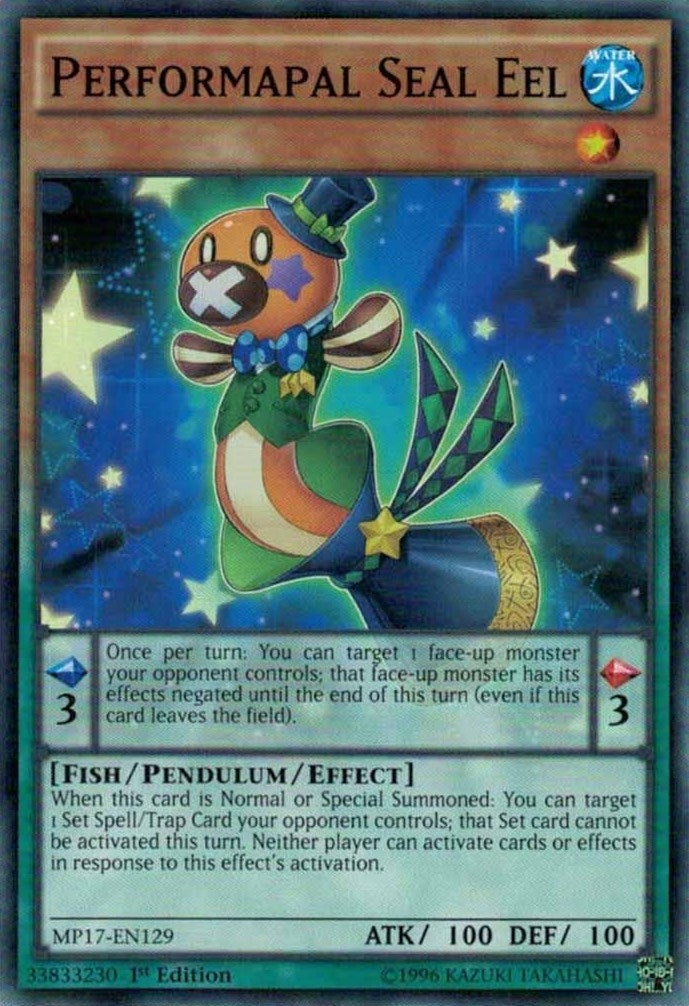 Image for Performapal Seal Eel (MP17-EN129) (2017 Mega-Tins Mega Pack) - YuGiOh