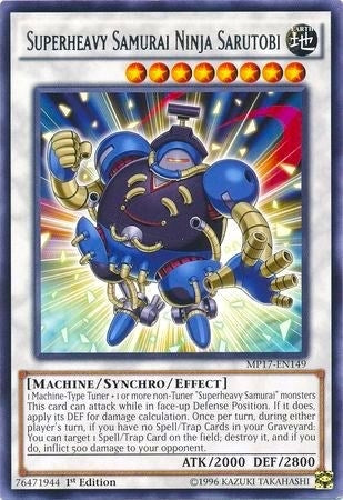 Image for Superheavy Samurai Ninja Sarutobi (MP17-EN149) (2017 Mega-Tins Mega Pack) - YuGiOh