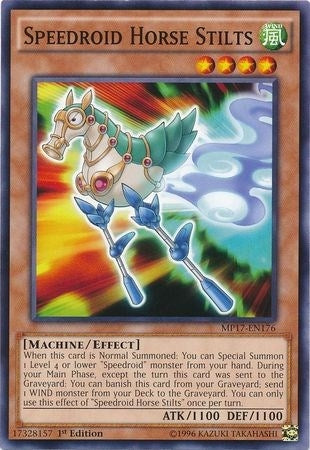 Image for Speedroid Horse Stilts (MP17-EN176) (2017 Mega-Tins Mega Pack) - YuGiOh