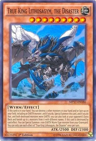 Image for True King Lithosagym, the Disaster (MP17-EN186) (2017 Mega-Tins Mega Pack) - YuGiOh