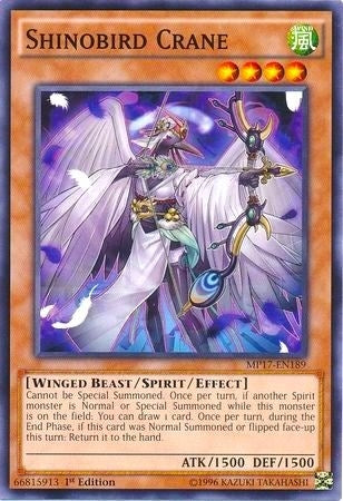 Image for Shinobird Crane (MP17-EN189) (2017 Mega-Tins Mega Pack) - YuGiOh