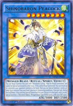 Image for Shinobaron Peacock (MP17-EN201) (2017 Mega-Tins Mega Pack) - YuGiOh