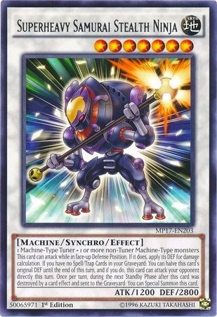 Image for Superheavy Samurai Stealth Ninja (MP17-EN203) (2017 Mega-Tins Mega Pack) - YuGiOh