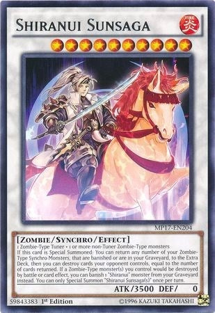 Image for Shiranui Sunsaga (MP17-EN204) (2017 Mega-Tins Mega Pack) - YuGiOh