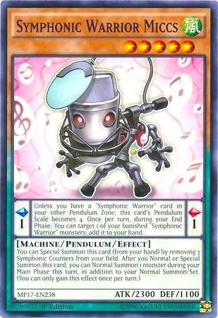 Image for Symphonic Warrior Miccs (MP17-EN238) (2017 Mega-Tins Mega Pack) - YuGiOh
