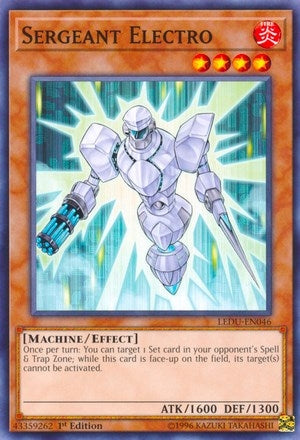 Image for Sergeant Electro (LEDU-EN046) (Legendary Duelists) - YuGiOh