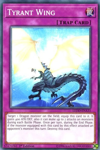 Image for Tyrant Wing (LEDD-ENA33) (Legendary Dragon Decks) - YuGiOh