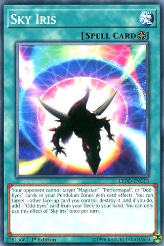 Image for Sky Iris (LEDD-ENC13) (Legendary Dragon Decks) - YuGiOh
