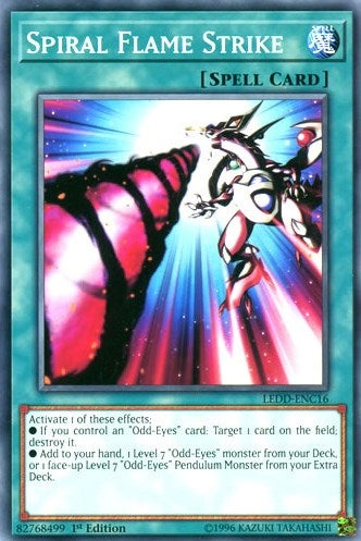 Image for Spiral Flame Strike (LEDD-ENC16) (Legendary Dragon Decks) - YuGiOh