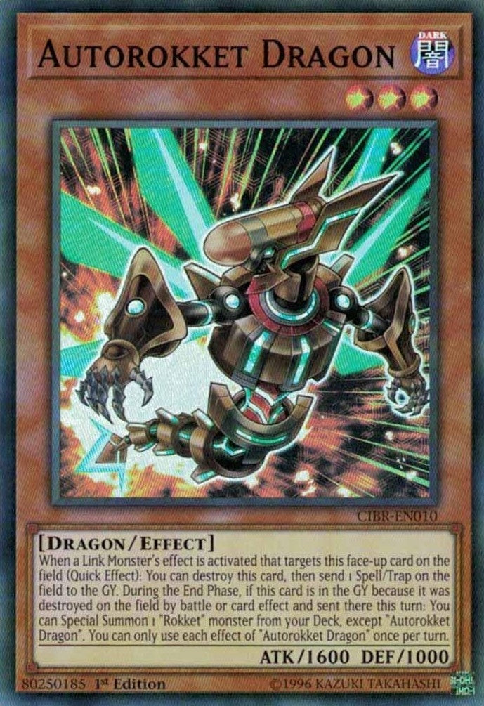 Image for Autorokket Dragon (CIBR-EN010) (Circuit Break) - YuGiOh