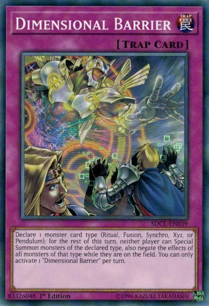 Image for Dimensional Barrier (SDCL-EN039) (Structure Deck: Cyberse Link) - YuGiOh