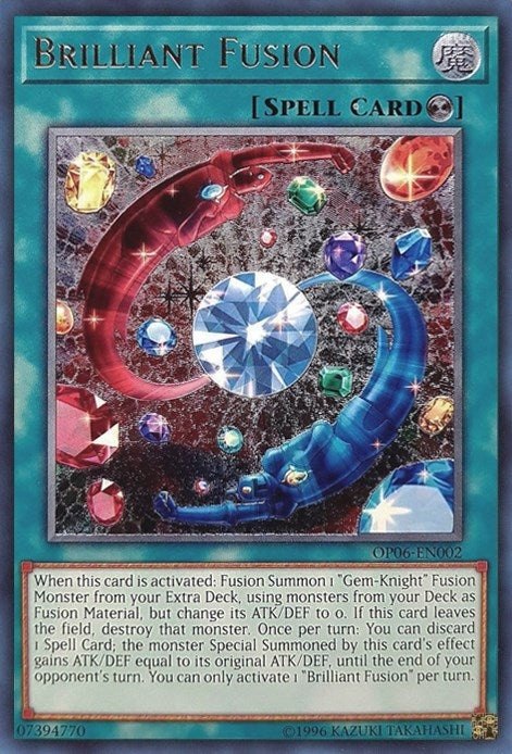 Image for Brilliant Fusion (UTR) (OP06-EN002) (OTS Tournament Pack 6) - YuGiOh