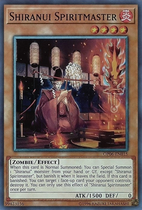 Image for Shiranui Spiritmaster (OP06-EN015) (OTS Tournament Pack 6) - YuGiOh