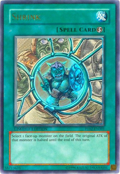 Image for Shrink (PT02-EN001) (Pharaoh Tour Promos) - YuGiOh