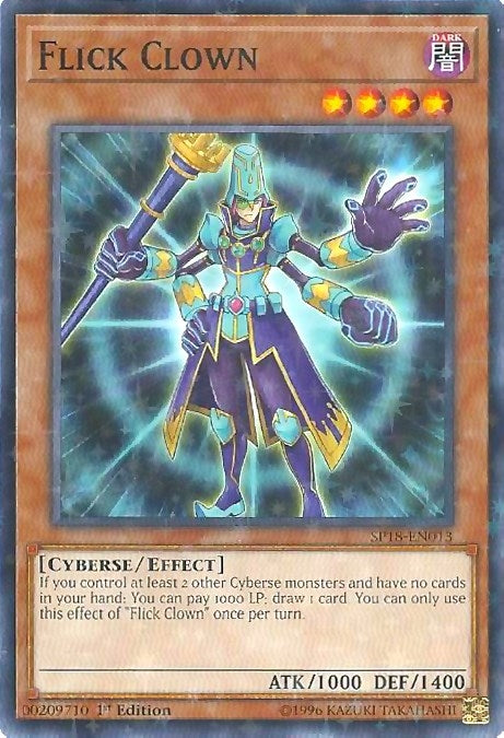 Image for Flick Clown (Starfoil) (SP18-EN013) (Star Pack VRAINS) - YuGiOh