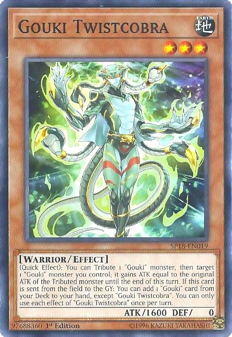 Image for Gouki Twistcobra (SP18-EN019) (Star Pack VRAINS) - YuGiOh