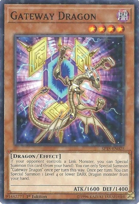 Image for Gateway Dragon (Starfoil) (SP18-EN025) (Star Pack VRAINS) - YuGiOh