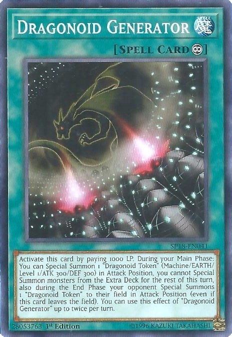 Image for Dragonoid Generator (SP18-EN041) (Star Pack VRAINS) - YuGiOh