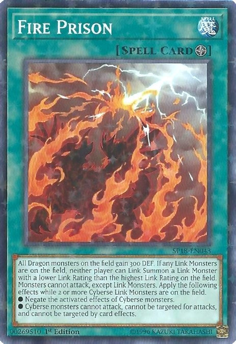 Image for Fire Prison (Starfoil) (SP18-EN043) (Star Pack VRAINS) - YuGiOh