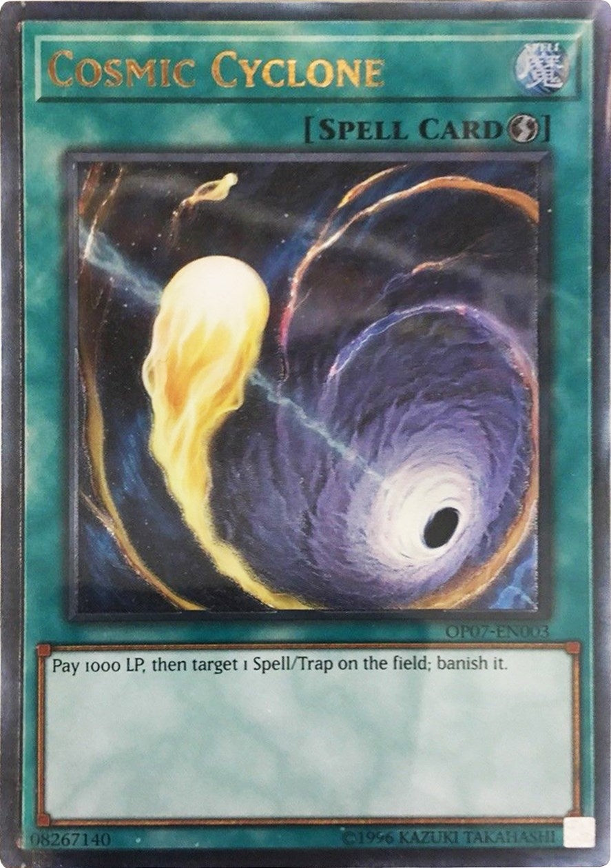 Image for Cosmic Cyclone (UTR) (OP07-EN003) (OTS Tournament Pack 7) - YuGiOh