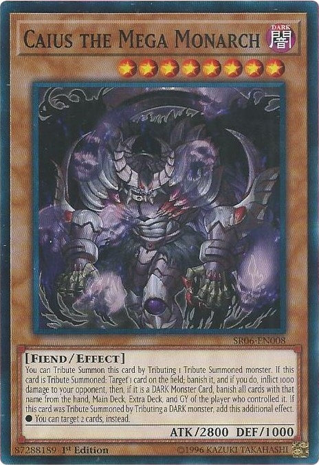 Image for Caius the Mega Monarch (SR06-EN008) (Structure Deck: Lair of Darkness) - YuGiOh