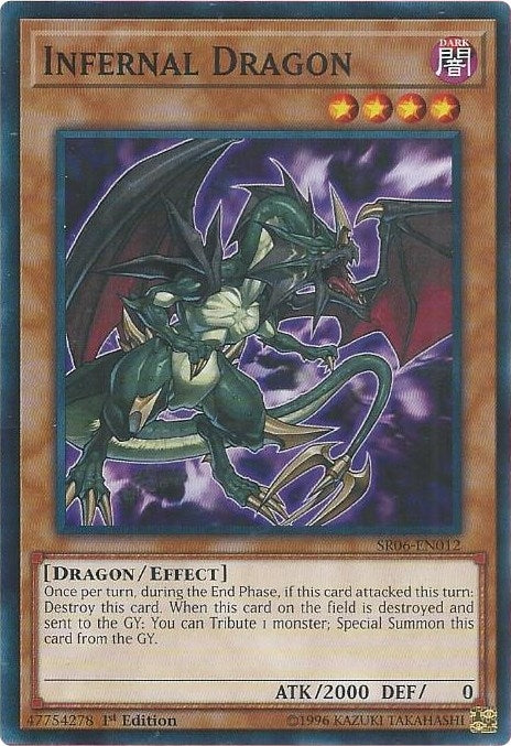 Image for Infernal Dragon (SR06-EN012) (Structure Deck: Lair of Darkness) - YuGiOh