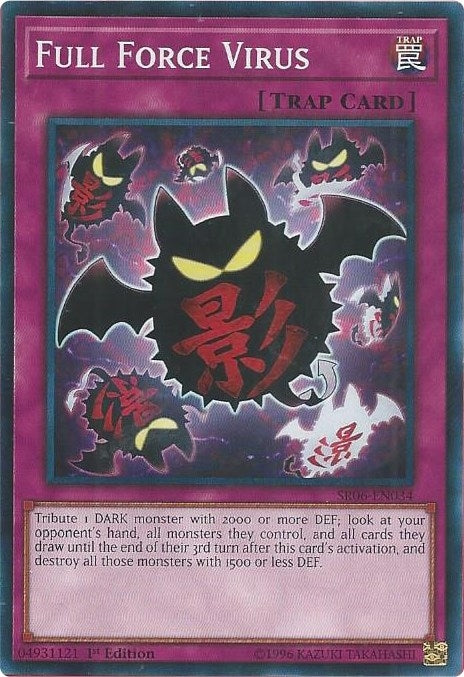 Image for Full Force Virus (SR06-EN034) (Structure Deck: Lair of Darkness) - YuGiOh