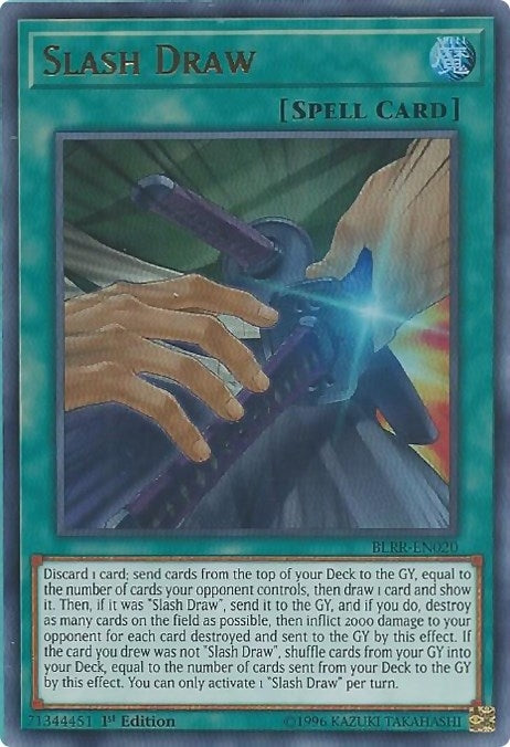 Image for Slash Draw (BLRR-EN020) (Battles of Legend: Relentless Revenge) - YuGiOh