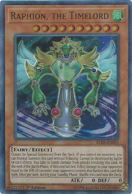 Image for Raphion, the Timelord (BLRR-EN023) (Battles of Legend: Relentless Revenge) - YuGiOh