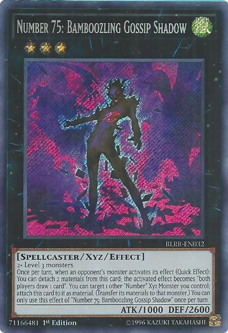 Image for Number 75: Bamboozling Gossip Shadow (BLRR-EN032) (Battles of Legend: Relentless Revenge) - YuGiOh